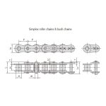 A series short pitch precision roller chain