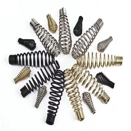 Barbecue grill stainless steel handle compression spring