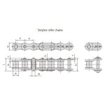 B series short pitch precision roller chains
