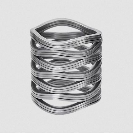 interlaced wave spring