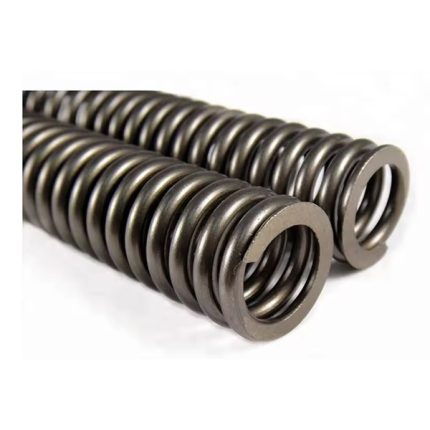 large metal helical compression springs