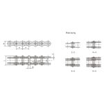 multi plate pin chain