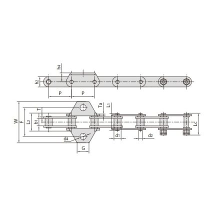 O-ring agricultural machinery chain