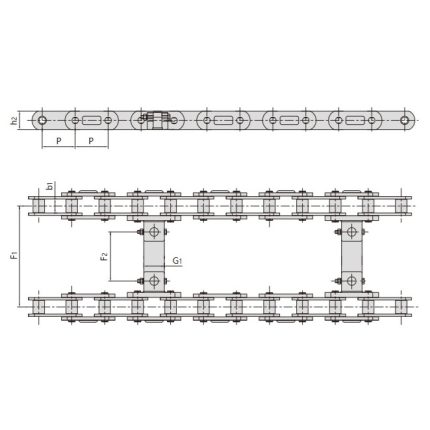 road construction machinery conveyor chain