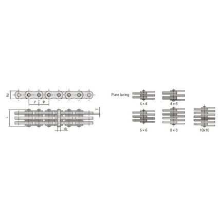 sky stacker plate leaf chain