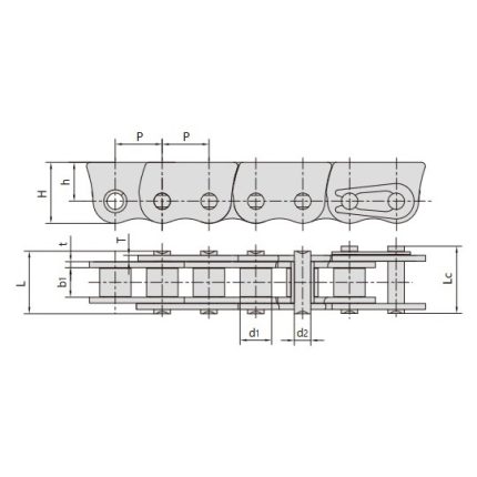 stainless steel anti-sidebow chains for pushing window