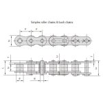 heavy duty series roller chains