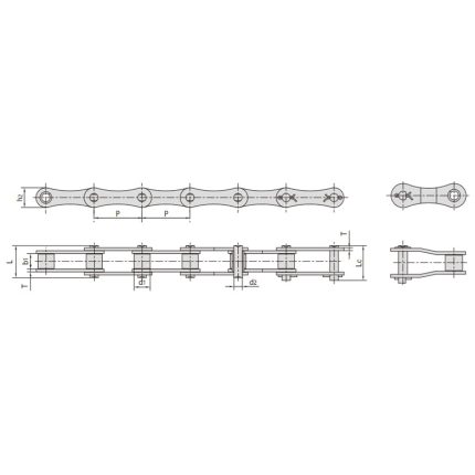 S type steel agricultural chain