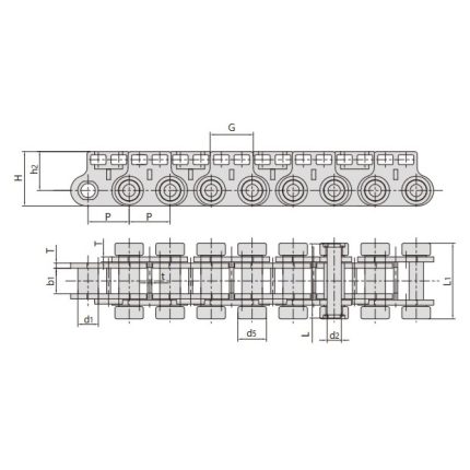 chains for wood-based panel equipment