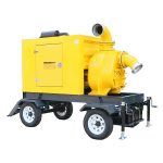 mobile diesel sewage pump