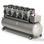 dental electric oil-free air compressor