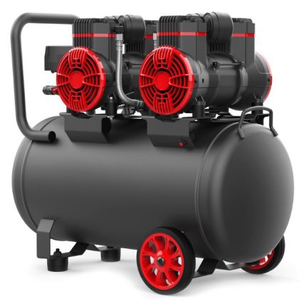dual head oil free air compressor
