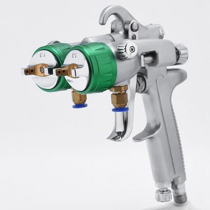 dual nozzle spray gun