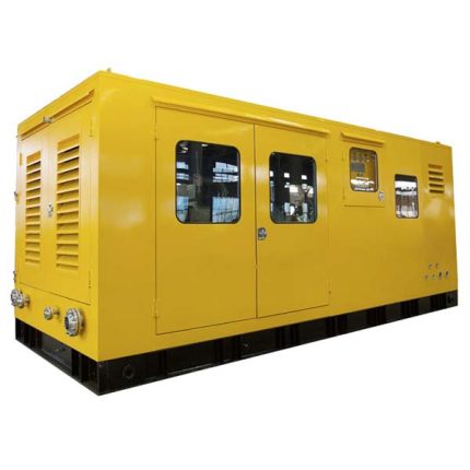 enclosed acoustic natural gas compressor