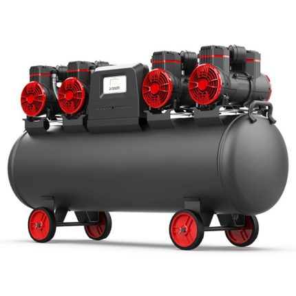 four-head oil-free air compressor