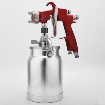 paint spray gun produces a little thicker film of paint