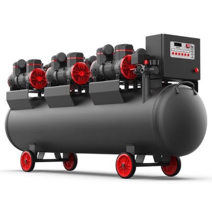 six head oil free air compressor