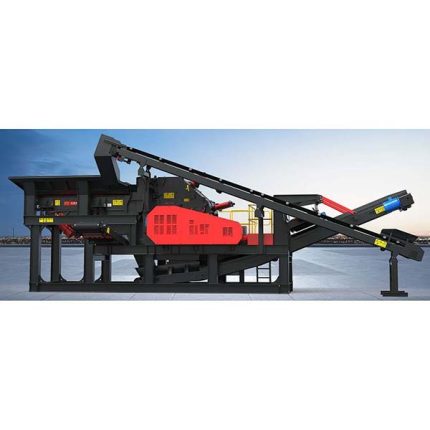 skid mounted impact crusher station