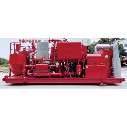 cementing pump skid