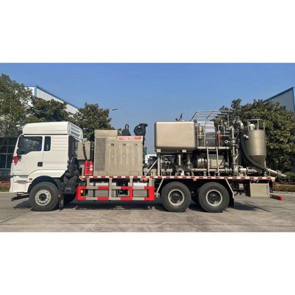 cementing pump truck