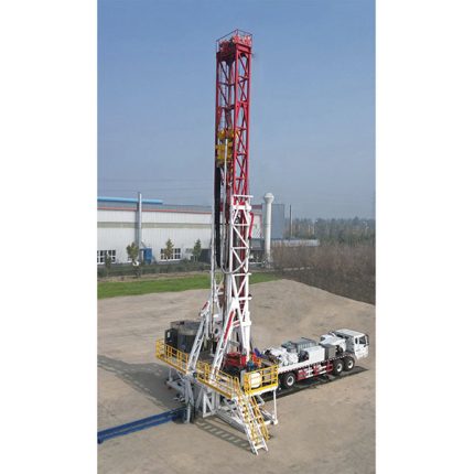 electric top drive drilling rig truck