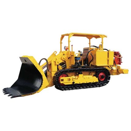 fully hydraulic side discharge rock loader