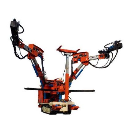 hydraulic roof bolter drilling vehicle