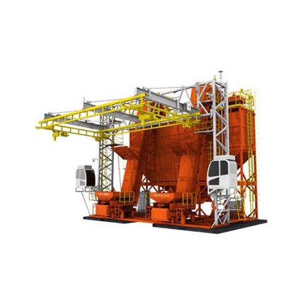 sand storage and proppant delivery equipment