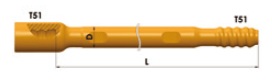 T51-Round52-T51 MF rod